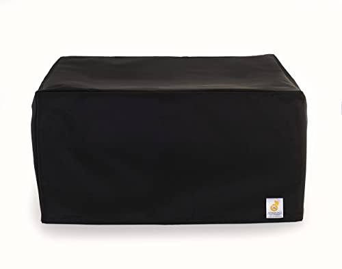 Perfect Dust Cover, Schwarze Abdeckung, kompatibel mit xTool P2: 55 W Desktop-CO2-Laserschneider mit Erhöhungsboden im Lieferumfang enthalten, doppelt genähte und wasserdichte Abdeckung mit Öffnung