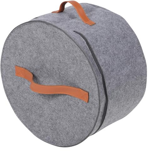 Zerodeko Plüschtier Hut Aufbewahrungsbox Themberchaud-plüsch Fedora Für Männer Weiches Spielzeug Übergroßer Strohhut Huttasche Für Die Reise Hut Fall Pvc Koffer Reisen Kleiderschrank