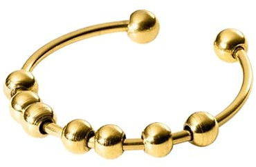Purelei Shade Anxiety Ring - Fidget – Damenring aus langlebigem Edelstahl – Wasserfeste Ringe – in verstellbaren Größen erhältlich von 50-66 - Damenschmuck