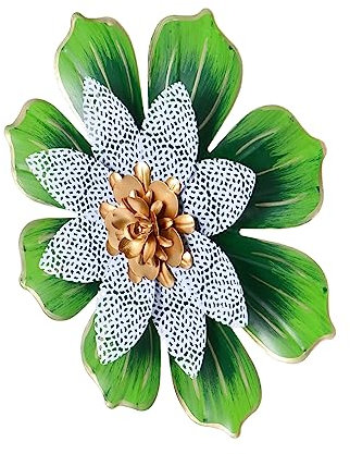 OUNONA 1stück Eisenblumen Wanddekoration Kreatives Wandbild Für Wohnzimmer Und Garten Einzigartiges Handgefertigtes Design Für Zuhause Cafés Und Geschenkideen Einfache Montage Ohne