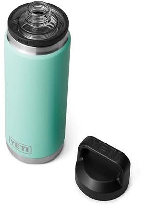 YETI Rambler Bottle Chug, Vaccum Insulated Stainless Steel Bottle with Leakproof Chug Cap, Seafoam, 26 oz (769 ml)