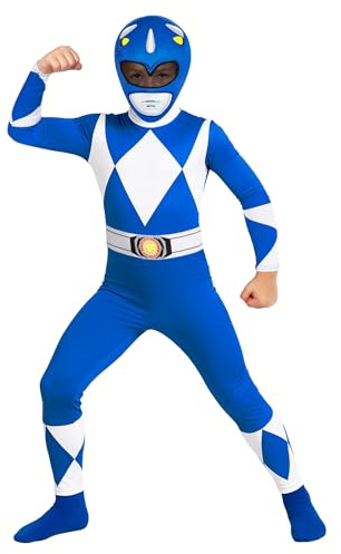 Morph Kids Blå Hjältedräkt för Barn - Utklädningsdräkt för Halloween, Kostymfest, Karneval & Temafest