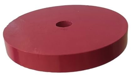 Muela de piedra de afilar Ruby Oilstone, grano 3000, muela de pulido y pulido de precisión de 75x10x10MM, disco de molienda redondo