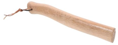 MUCKLILY Wooden Handle Replacement Ergonomic Grip for Camp Single Bit Handle Outdoor Camping Gardening Hand Tools 32cm Solid Wood