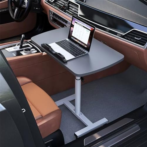 LYXWGRZD Wohnmobil-Klapptisch, Wohnmobil-Wandklapptisch Wandtisch mit Verstellbarer Höhe, Tragbarer Reisearbeitsplatz für Wohnmobile und Wohnmobile(Gray,Large)