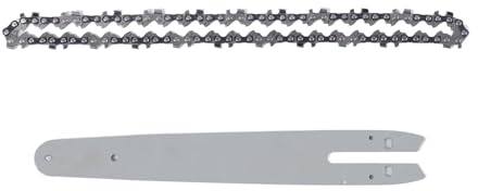 Juego de cadena y barra guía para motosierra - Combinación de barra guía y | cadena de repuesto para cargas pesadas, barras duraderas para cadena con cadenas | Para motosierras para cortar madera