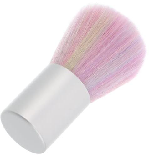 LIFKOME Cepillo para Uñas con Cerdas Suaves y Mango Corto Pincel de Polvo para Manicura y Pedicura Diseño con Hilos Duraderos para Cuidado de Uñas Acrílicas