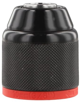 Serenophile Portabrocas autoblocante de 0,8-10 mm con rosca 3/8-24UNF, portabrocas de metal sin llave para taladros eléctricos, herramienta de sujeción de alto par