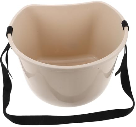 Alasum Cubo de Plástico 10 Kg Multifuncional para Jardinería y Esparcir Fertilizante Hombro, Herramienta Portátil para en Huertos y Jardines