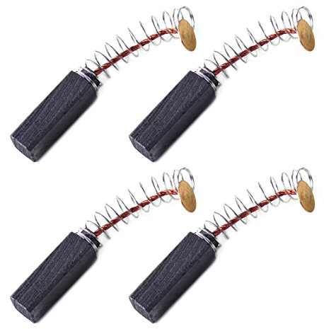 4pcs 6 x 6 x 20mm Kohlebürsten Kohlestifte Schleifkohlen Carbon Bürsten Wiedereinbau passend für generischen elektrischen Motor