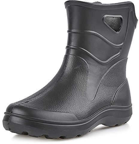 Ladeheid Stivali Uomo in Eva con Calza Estraibile KL027M (Nero, 40 EU)