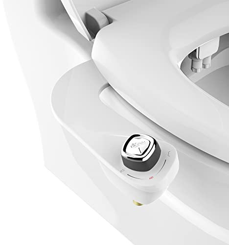 Bio Bidet Eléctrico, fácil de Instalar, Entrada de latón y válvula Interna, Blanco