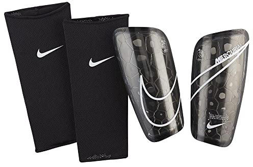 Nike Unisex Mercurial Lite Fußball-Schienbeinschoner, Black/Black/White, XS
