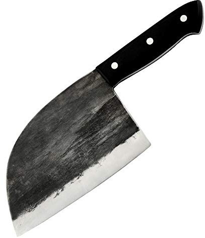 Cuchillo de cocina de acero inoxidable hecho a mano Calidad Cuchillo para cortar Para cleaver Herramienta de cocina El mejor regalo Mango de madera Cuchillo de chef