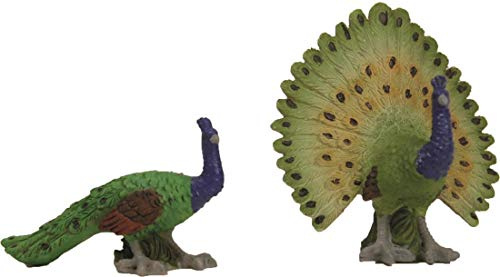 Dekop Krippenzubehör Pfauen Set, klein Höhe ca. 4,7cm passend für 7-8cm Figuren (44635284416)