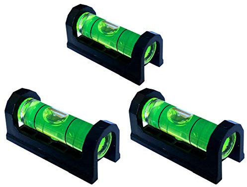 Taskar 3 Pack Mini Magnetic Spirit Level 37mm for TV Mounts Etc
