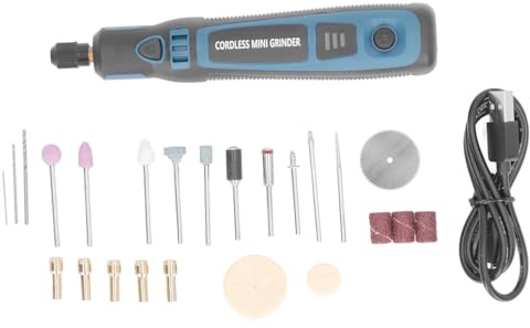 Kabelloses USB-Rotationswerkzeug mit Schleifstift für Schleifen Bohren Polieren Gravieren DIY Werkzeugset 3-Gang Rotierendes Multifunktionsgerät zum Präzisionsarbeiten