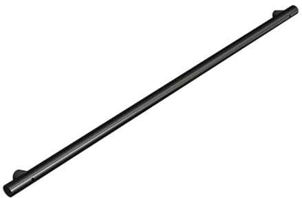 Pasamanos de Escalera Pasamanos Baranda de Escalera de Tubo de Acero Pasamanos de Pared Antideslizante Barandilla Escalera para Interior Exterior,Tamaño Personalizable (80cm,Black)