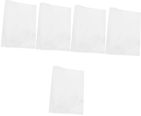 TEHAUX 5stücke Transparent Buchumschlag Buchschutzfolie Für Notizbücher Anti-kratzer Für Scrapbooking Und Schulhefte Hochwertiger Schutz Für Ihre Bücher