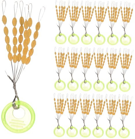 Yardwe 120pcs Bobber Stops for Professional Fishing Floating Feeder Fishing Bobbers Gear Supplies