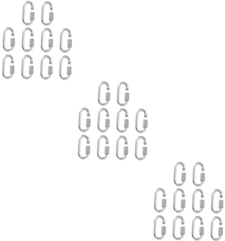 iplusmile 30pezzi Connettori Per Moschettone Per e Facile Installare Ropes e Chains