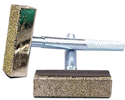 SZTVECFW Disco de amolar en Forma de T con Diamante for galvanoplastia, Herramienta for afilar Piedras, Amoladora de Banco, Herramienta for afilar, como se Muestra
