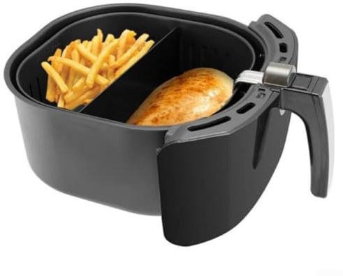 Lioaeust Air Fryer Zubehör - Frittierkorb Trennwand für 2-5.5L Air Fryer - Kochen und Trennen von Lebensmitteln