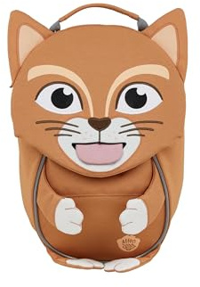 Affenzahn Kinderrucksack Kleiner Freund | Ergonomischer Kindergarten-Rucksack für Kinder von 1 bis 3 Jahren mit Reflektoren, Ziehzunge und Namensschild