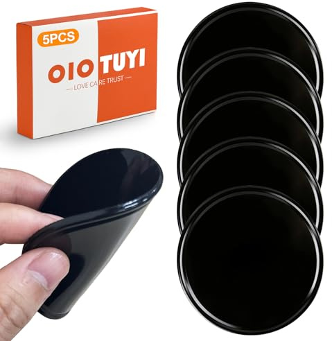 OioTuyi 5 Stück (8CM) Nano Gel Antirutschmatte Auto Armaturenbrett & Handy - Waschbare Doppelseitig Klebende Anti Rutsch Pads, Wiederverwendbar