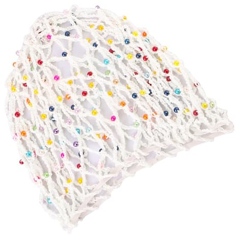 Damen-Haarnetz, Schlauchschal, Schlafnetz, weiches Polyester, gehäkelt, lang, kurz, lockig, Haarabdeckung, Zubehör, Polyester