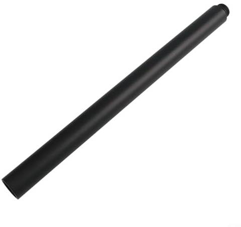 GLFLOW Dusch-Verlängerungsstange aus Edelstahl, 30 cm, verstellbar, für Badezimmer, Duschkopf, Arm, Halterung, runde Verlängerungsstange in Chrom, Schwarz, Weiß, Grau (Chrom)