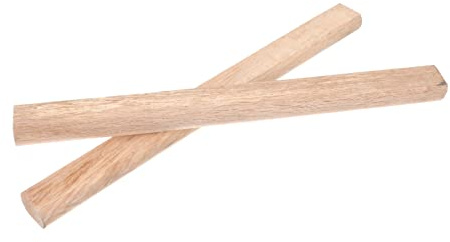 Operitacx 2pcs Wooden Handle Replacement for Axes Woodworking Tool Accessory 40cm Hatchet Handle Parts Suitable for Forestry and Firefighting