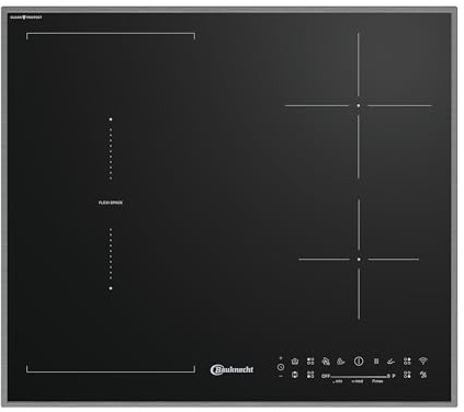 Bauknecht BS 1160P CP AL Induktions-Kochfeld/ 4 Heizelemente /60 cm/CleanProtect/TemperatureSense/SafeCook, schwarz