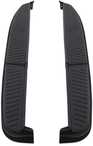 Predator4x4 Black Side Steps Compatible With Range Rover Sport L320 05-12 Bolt On Running Boards Heavy Duty Sidesteps Sills Foot Rail