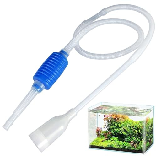 Joygoodta Pulitore per Ghiaia per Acquario, sifone per Acquario, pulitore per Ghiaia con sifone in plastica e Kit Cambio Acqua per Una Facile Manutenzione del Serbatoio