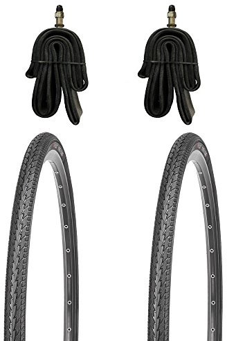 Kujo 2X 28 Zoll Fahrradreifen Set 700x35c Resul 37-622 inkl. Schlauch DV