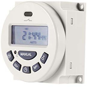 Changor Digital Jardín Riego Temporizador, Temporizador Riego Controlador 1 minuto-168h. 12v Corriente Continua/C.A. 16A A.250V C.A. -20-55c por Jardín