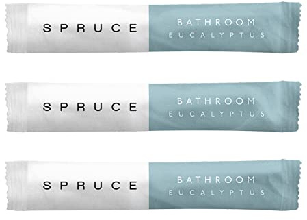 Naturally scented Eucalyptus Bath and Shower Cleaning Spray Refills | Remove Limescale, Soap Scum and Water Marks | Concentrated, Just-add-water, Refillable, Eco friendly, Non-toxic, Vegan