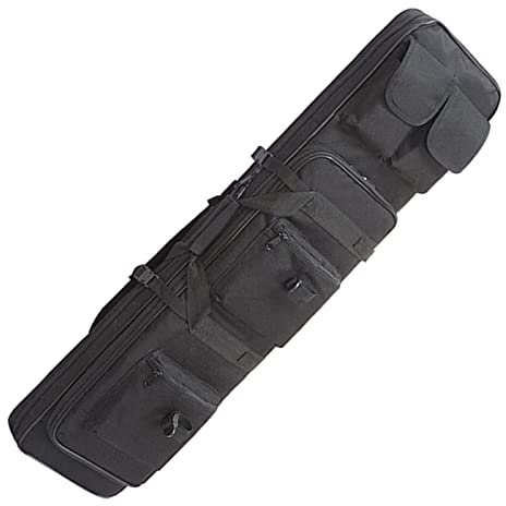 Futteral Langwaffen Gewehrtasche Waffentasche Taktische Gewehrtasche Doppel Military Airsoft Gewehr Fall Schutztasche Outdoor Schulter Rucksack,100cm