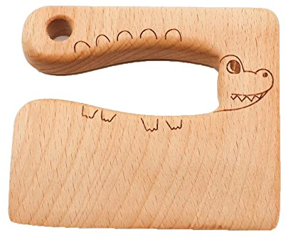 Haqatr Child Safe Knife Wooden Kids Knife Cute Kids Safe Cooking Knife Kids Kitchen Tools for Cooking Kitchenchild Safe Knife for Cutting Cooking Knives Safe Vegetable and Fruit Kids Knife Kids.