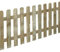 Decor Space Staccionata in Legno di Pino Naturale per recinzioni Giardino e terrazzo (180 x h 80 cm)