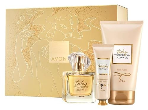 Avon Set regalo Today Eau de Profumo/Lozione per il corpo/crema per le mani floreale/di lunga durata/elegante