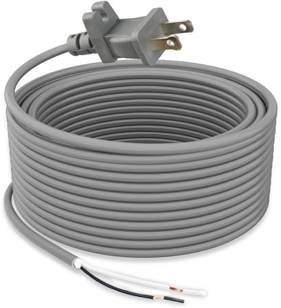 36ft Vacuum Cleaner Power Cord 17AWG 12 Amp Replacement for Shark Navigator Lift-Away Pro NV355CS NV356 NV356E NV356K NV356KCS NV357 Upright Vacuum Compatible With Bissell Power Force HELIX # 2191