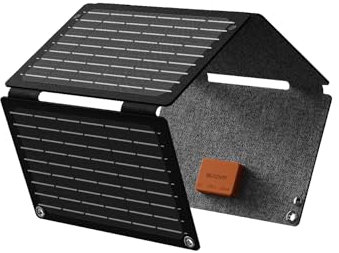 Nurzviy Panneau solaire de 30 W, chargeur de panneau solaire portable pliable avec sortie USB-A, USB-C et DC, étanchéité IP67, charge rapide pour téléphone portable, banque d'alimentation, iPad,