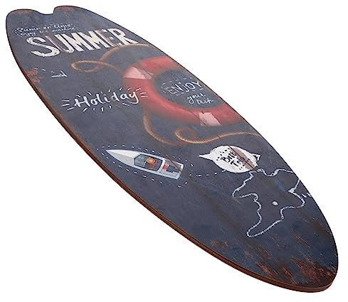 GOOHOCHY Surfboard Wanddekoration Aus Holz Sommerliches Stranddesign Leichte Holzplatte Für Badezimmer Schlafzimmer Und Büros Einzigartige Surfbrett-dekoration Für Sommerliche