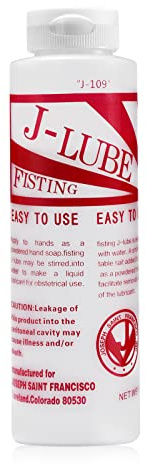 J Lube Fisting - pulverglidmedel: vattenbaserad, långvarig och mycket produktiv，En flaska på 284 gram kan producera 60 liter + smörjmedel, bra pris (1)