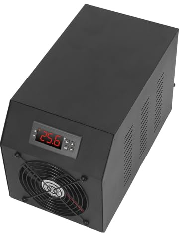 Odorkle Refroidisseur d'eau pour Aquarium 2 en 1, Système de Refroidissement et de Chauffage 16 Gal 1/4 pour Aquarium Domestique, Réservoir d'eau Douce, Plantes D'aquarium,