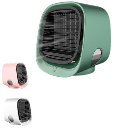 Condizionatori Portatili Per Auto, Ventola Dell'aria Condizionata, Ventola Di Ventilazione, Aria Condizionata Portatile, 3 Velocità, 7 Luci A LED, Per Viaggi, Campagna, Camera Da Letto, Ufficio.