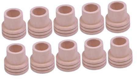 Moxibustion Device 10 Pezzi in Legno Beige per Moxa | Compatibile Moxa Strip Usate, Spegnimento Sicuro, Formato Set da 10, Diametro Inferiore a 20mm