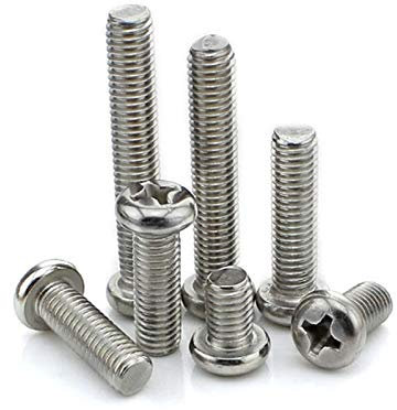 YLONGHG M0,8 M1 M1,2 M1,4 M1,6 M1,7 Edelstahl Flachkopf Kreuzschlitzschraube Mikromaschinenschrauben SS304(M0.8X2 200PCS)